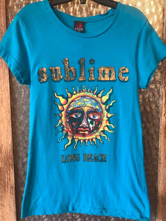 Blue Sublime Long Beach T-shirt - Etsy 