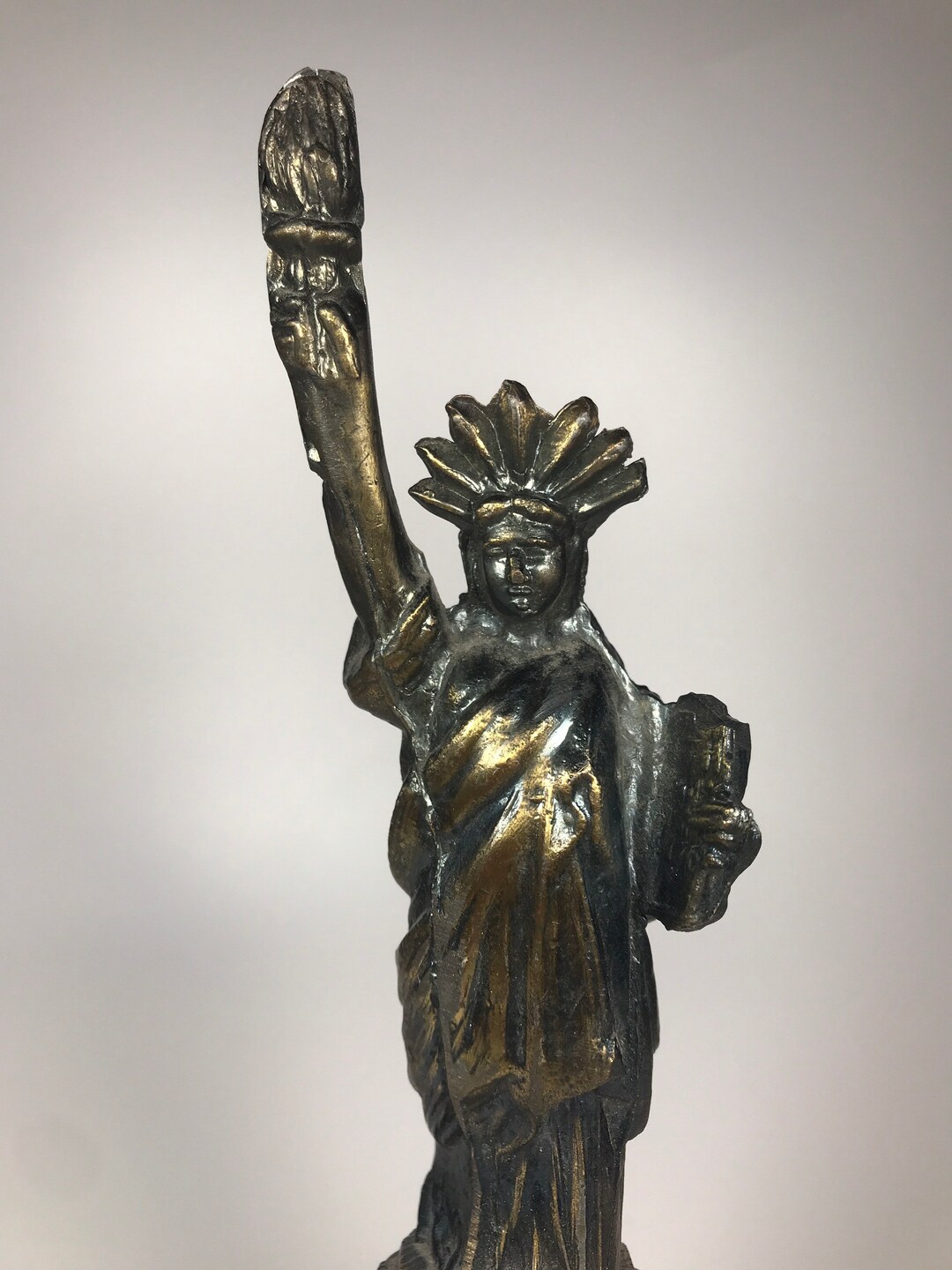 Vintage Brass Statue of Liberty Etsy