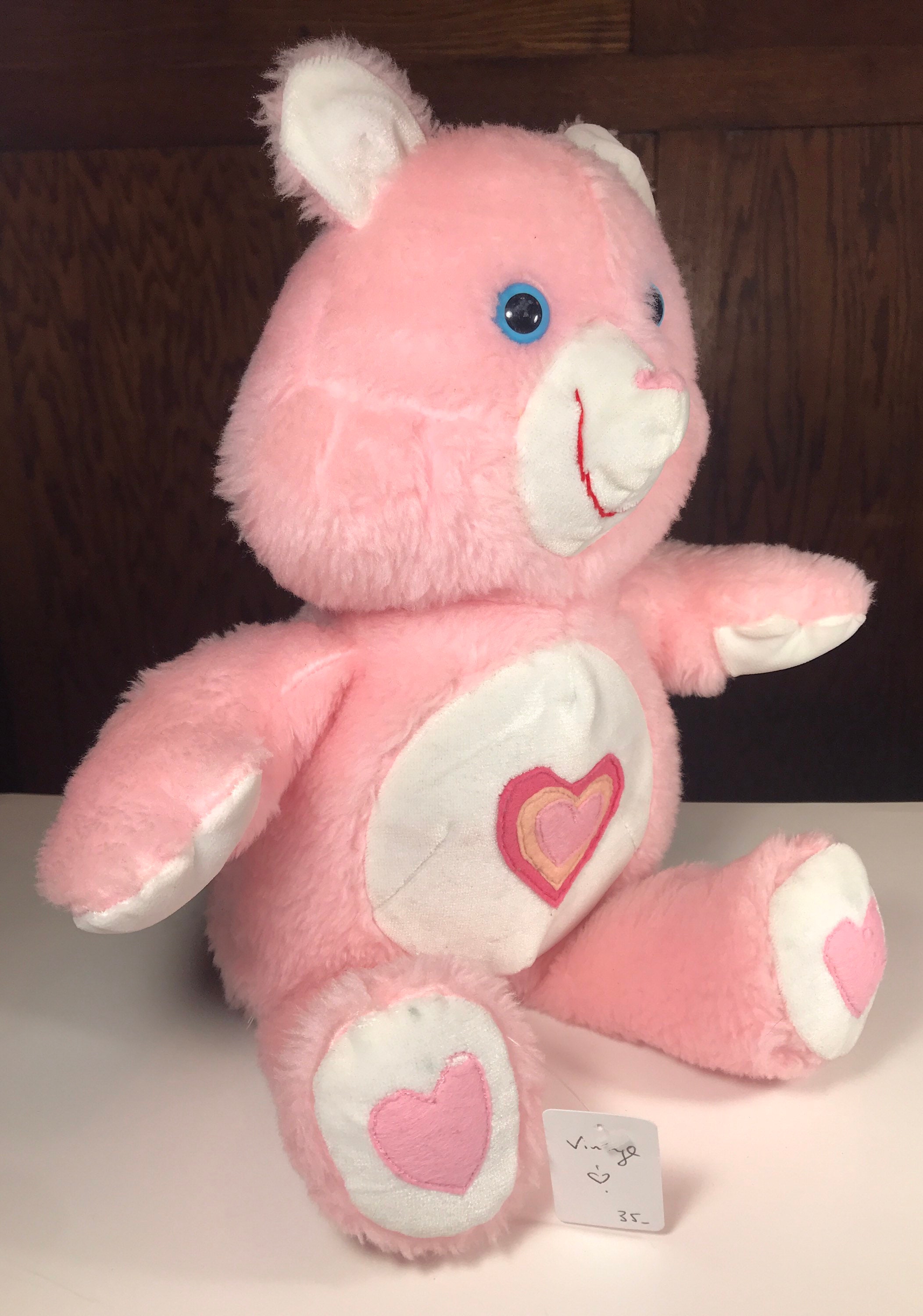 Pink care sale bear with heart