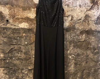 VINTAGE Black sparkly jumpsuit