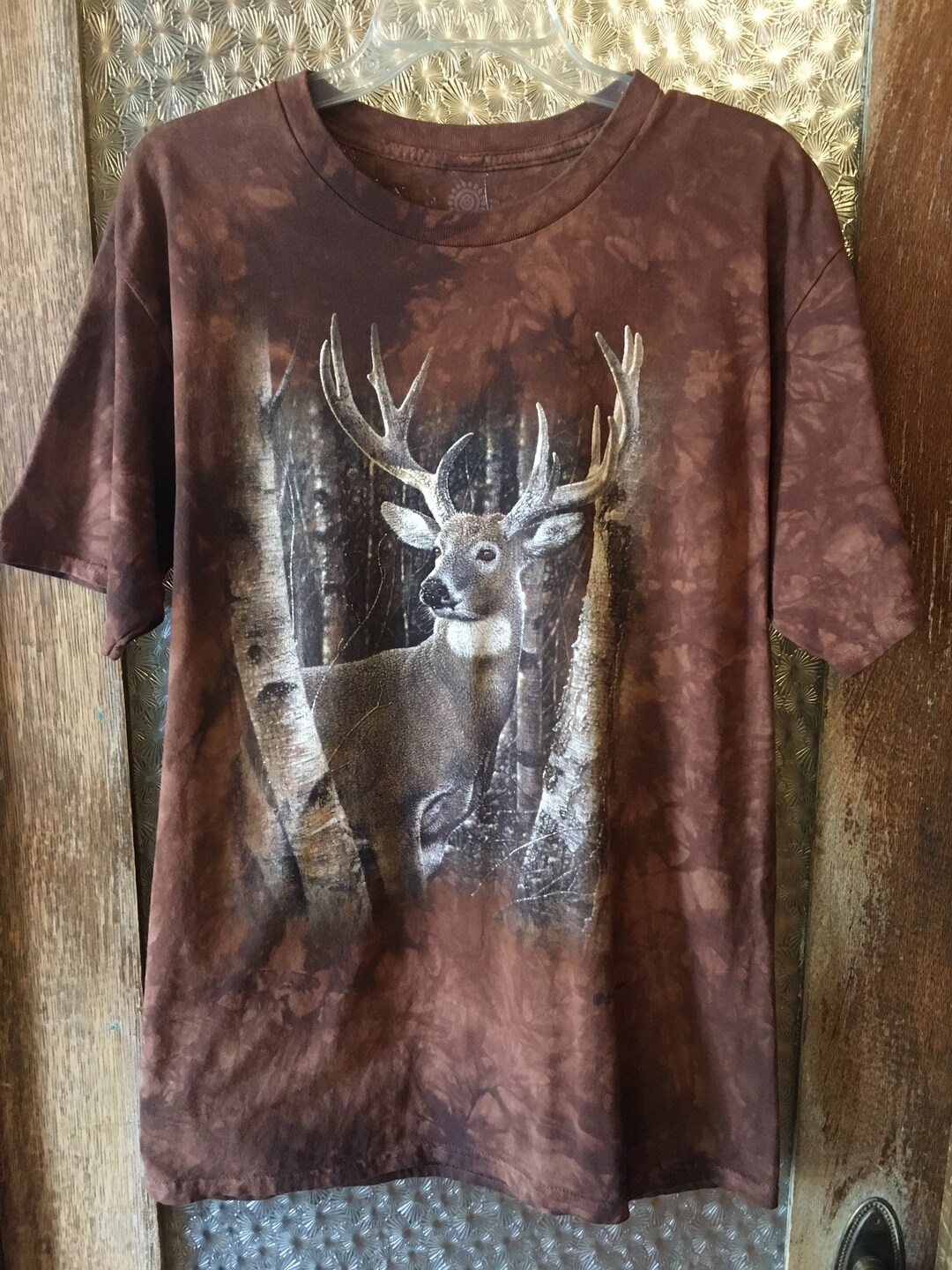 New Deer Graphic Tie Dye T-shirt by the Mountain - Etsy
