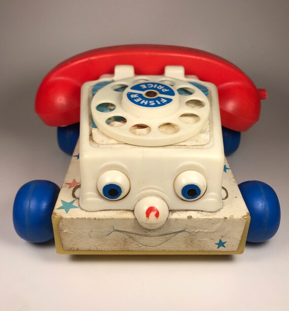 1960's Vintage Fisher-price Chatter Telephone - Etsy