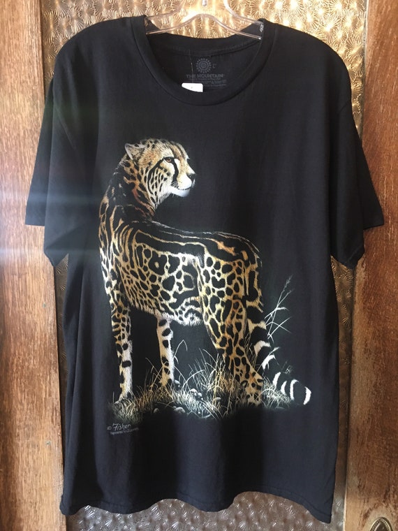 New and Stellar Cheetah Graphic T-shirt by the Mountain - Etsy