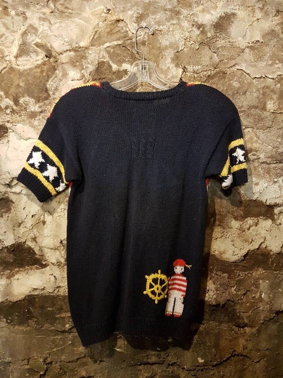 VINTAGE Sailor knitted shirt - image 4