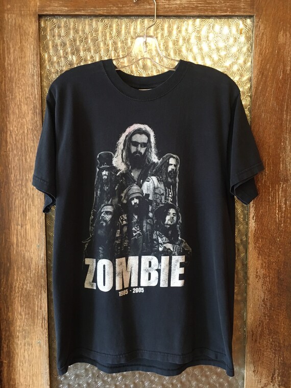 VINTAGE White Zombie/rob Zombie Graphic Tshirt Etsy