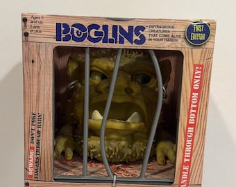 Zabawka Boglin z lat 80. – King Topor, pierwsze wydanie, w pudełku