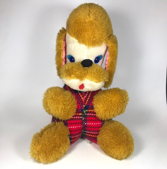 musical stuffed dog