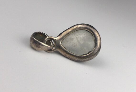 Pear Shaped Moonstone Sterling Silver Pendant - image 5