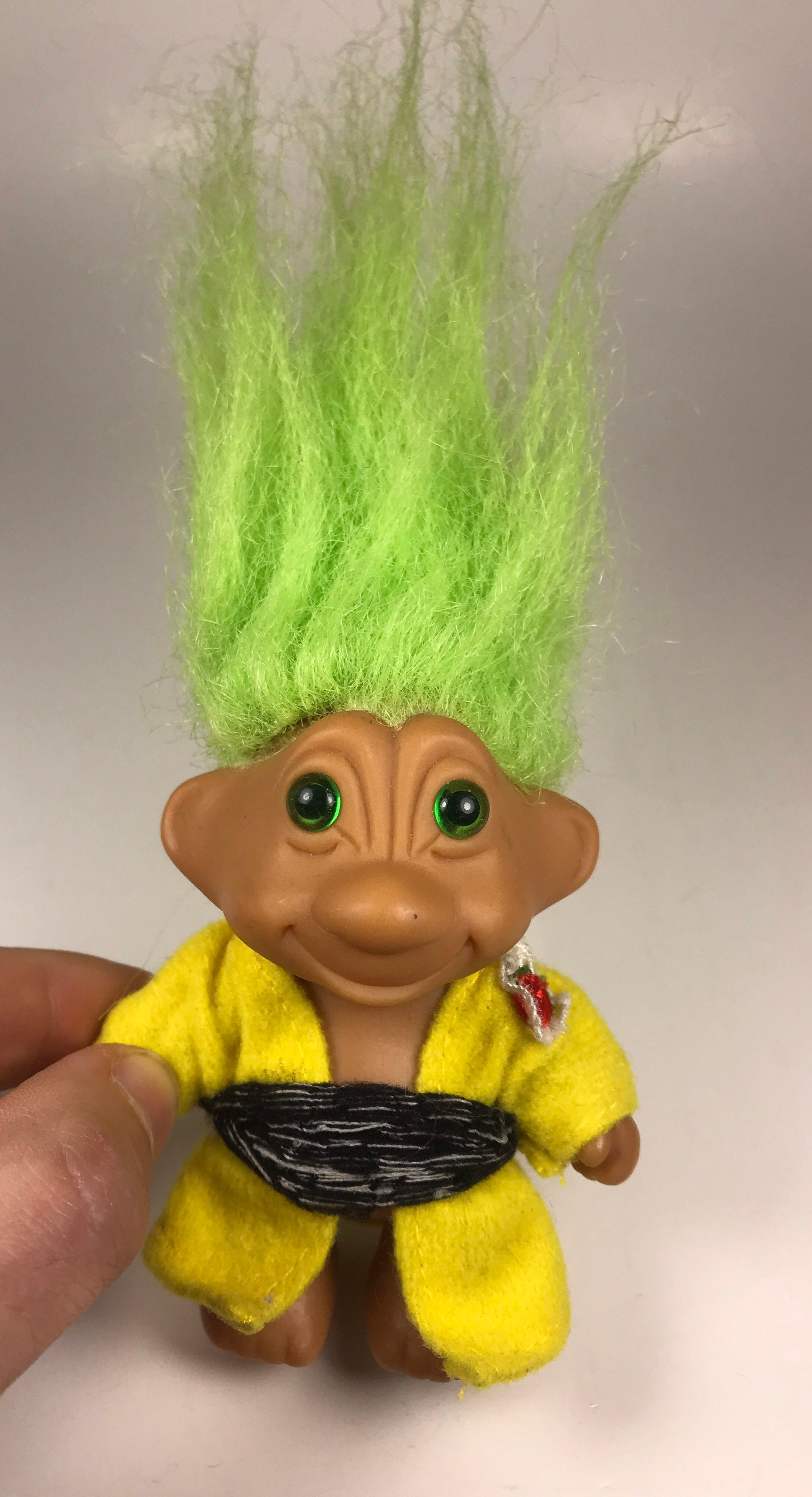 troll green hair