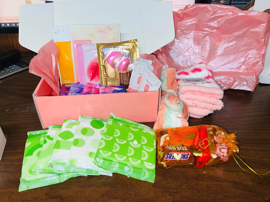 First Period Celebration Box/ First Period Kits/ Gift for Etsy