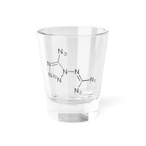 Vaso de chupito de azida: artículos divertidos para el laboratorio científico