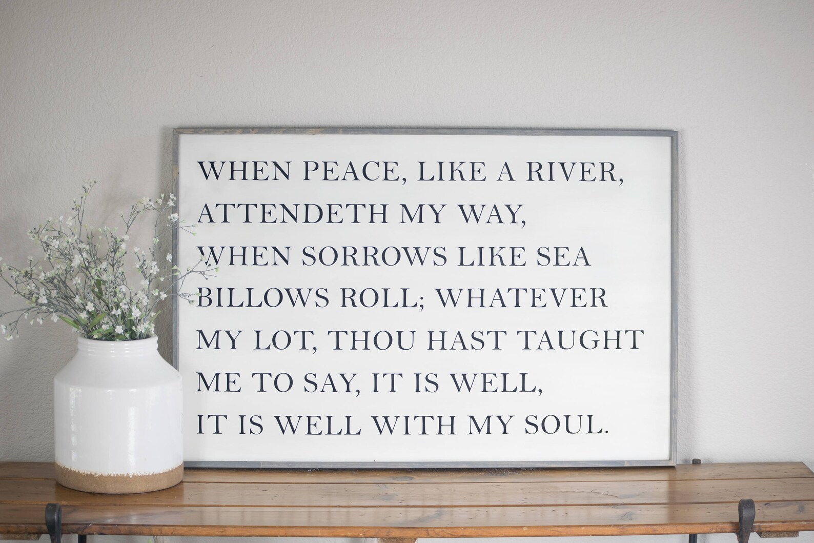 It is Well With My Soul Wood Sign Christian Hymn Sign It is Etsy