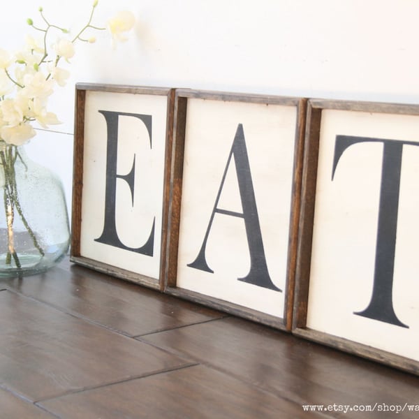 Rustic Eat Sign - Etsy
