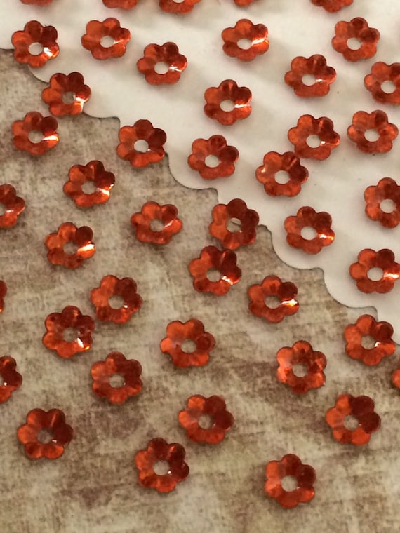 Sequins 4mm Tiny Flower Cup Sapphire Dark Blue Metallic Choose Pack Size