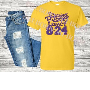 Amazing Legacy Unisex T-Shirt purple or yellow gold