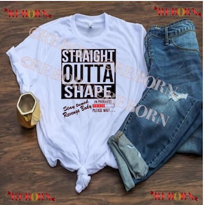 Straight Outta Shape Unisex T-Shirt image 1