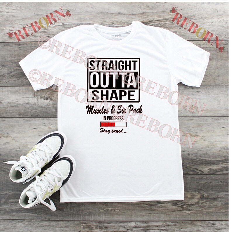 Straight Outta Shape Unisex T-Shirt image 2