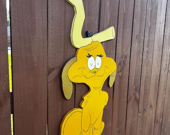 Decoración artesanal para jardín/valla del Grinch/Max.