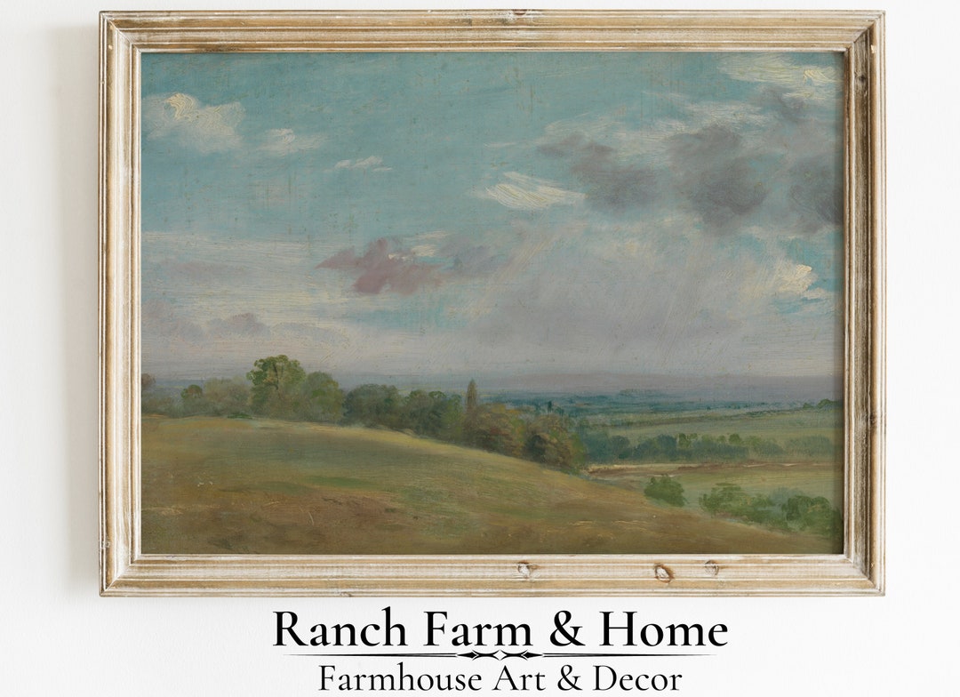 Vintage English Countryside Wall Art Printable Art Country Scene