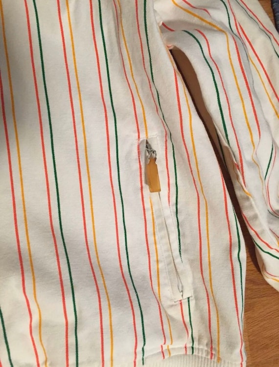 Vintage Coogi 90s Striped Zip up Hoodie Jacket Pockets XL - Etsy