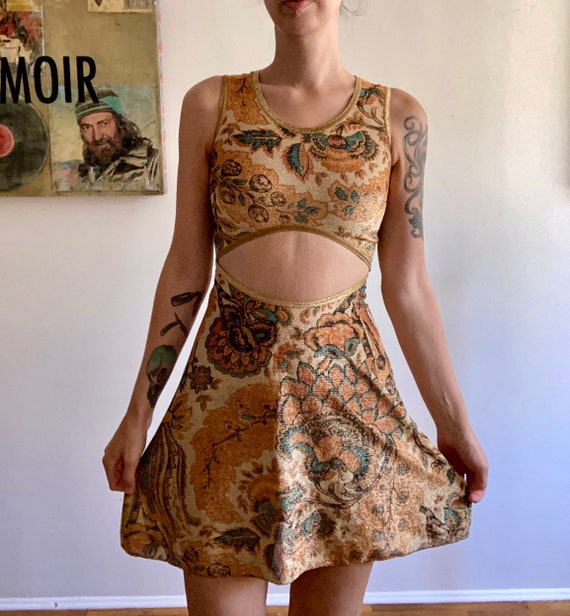 Pull Vintage EMMANUELLE KHANH à épaulettes - Taille M (36/38), Velours Irisé Kaki, Excellent état