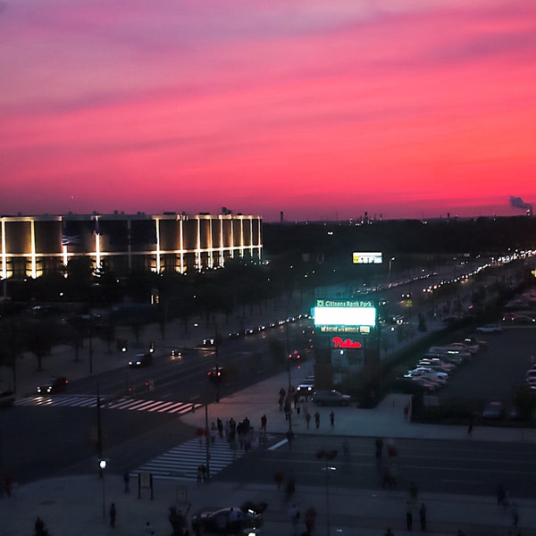 Philadelphia Spectrum at Sunset Landscape Photo