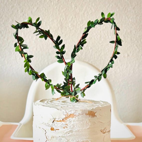 Hundred Acre Bunny Ears Cake Topper: Spring Cake Topper, Easter Smash Cake