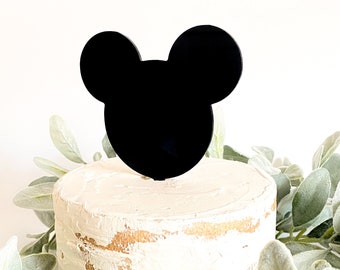 Décoration de gâteau acrylique oreilles de souris//de décoration de gâteau//de gâteau premier anniversaire//smash de décoration de gâteau//de décoration de souris//de décoration de gâteau ours