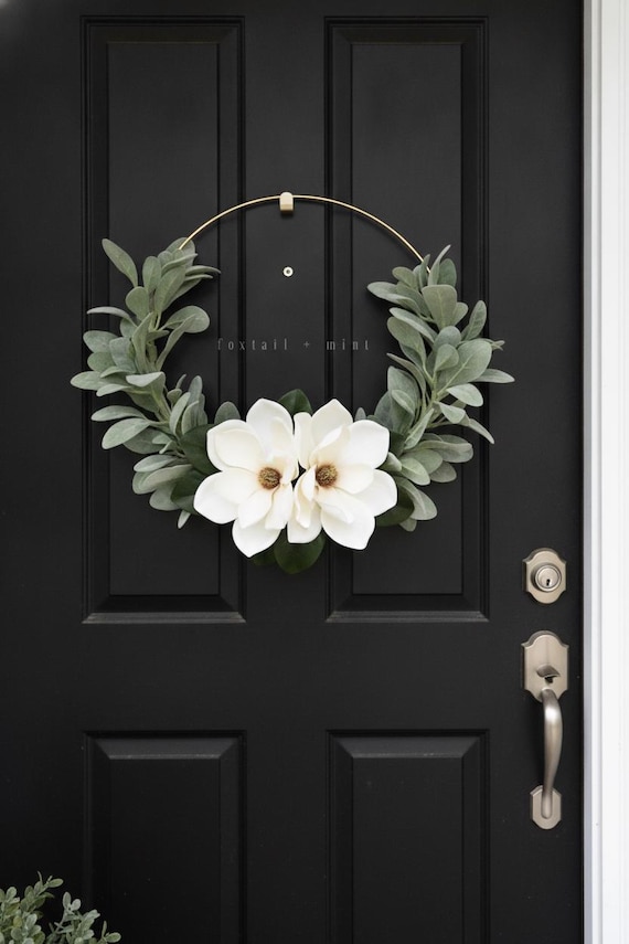 Fall Year Round Wreath / Magnolia Front Door Wreath / Wedding Wall Decor / Porch Decor