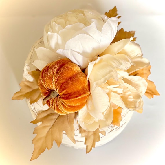 Little Pumpkin Cake Topper / Fall Cake Smash / Little Pumpkin Birthday