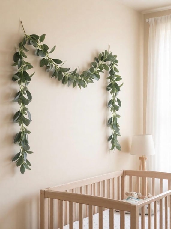 Lambs Ear Garland // Farmhouse Decor // Nursery Garland // Boho Nursery // Popular Garlands // Teepee Topper // Mantel Decor