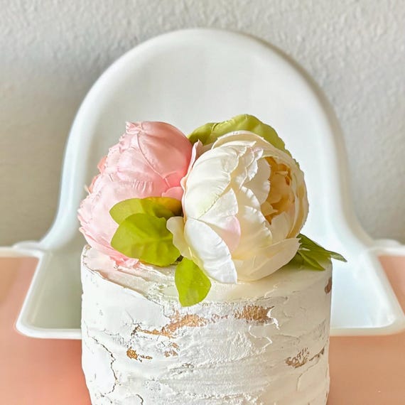 Lime Sherbet Peony Cake Topper // Cake Topper // Peony Cake Topper // Smash Cake Topper // Flower Cake Topper