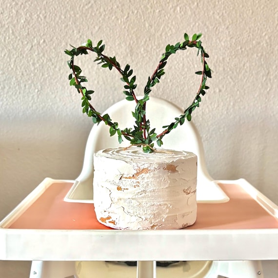 Hundred Acre Bunny Ears Cake Topper: Spring Cake Topper, Easter Smash Cake