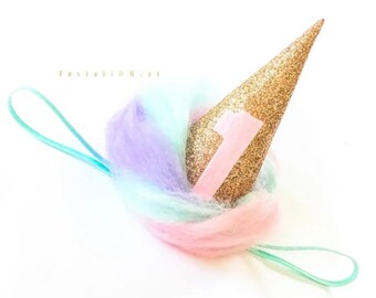 Ice Cream Party Hat // Ice Cream Crown // Sprinkle Party // Summer Party // Smash Cake Props // First Birthday // Unicorn Party