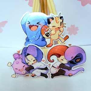 Rocket Holographic Sticker
