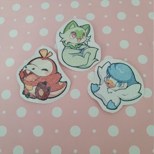 Scarlet/Violet Starters Holographic Stickers