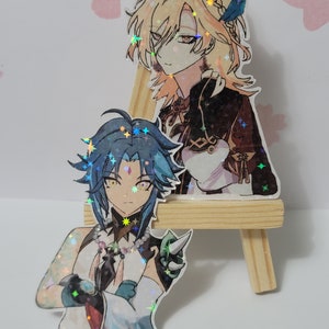 Genshin holographic Sticker