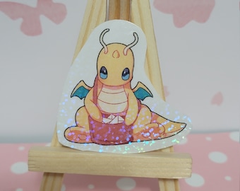 Dragonite Holographic Sticker
