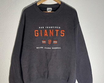 Sudadera vintage de los años 90 de los San Francisco Giants de la MLB con cuello redondo.