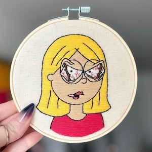 Lizzie McGuire - Tired Eyes Cartoon Embroidery