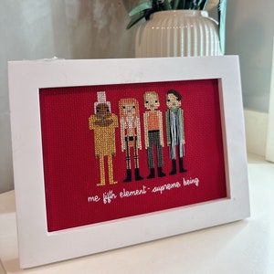 The Fifth Elememt  - Framed Cross Stitch