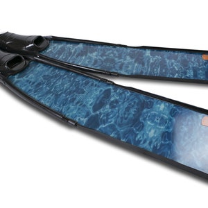 Leaderfins Blue Camo Freediving and Spearfishing Fins