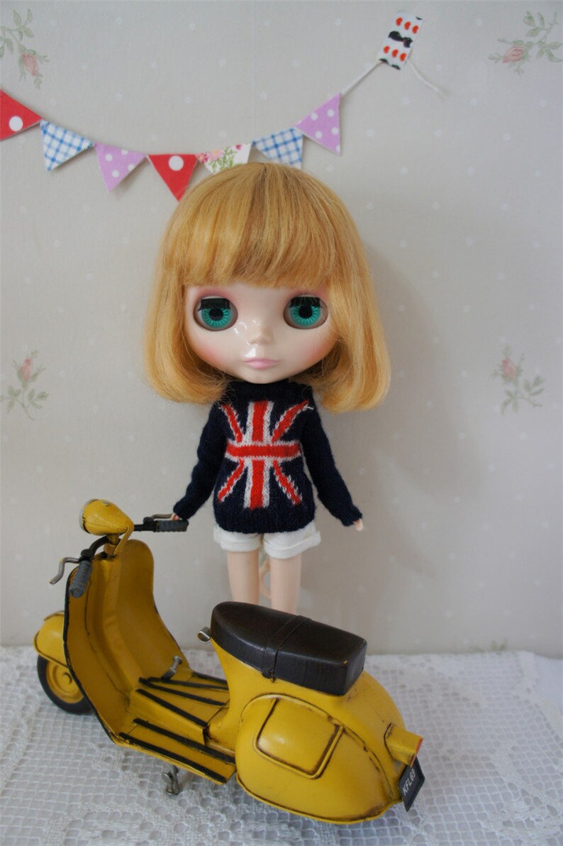 Doll Clothes Cardigan Sweater For Blythe 1//6 BJD Doll Clothing Accessory