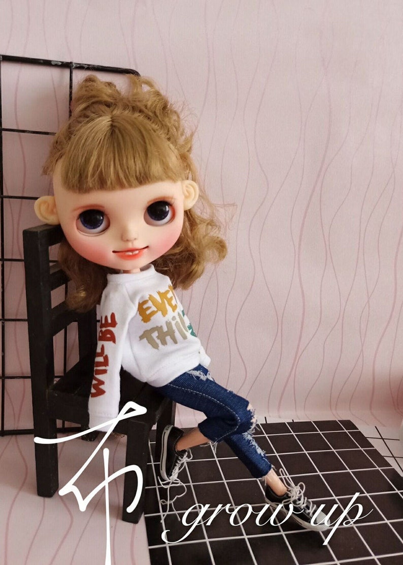 New 12/" for Blythe Outfit Handmade Doll 1//6 BJD Blythe Doll Clothes Accessories