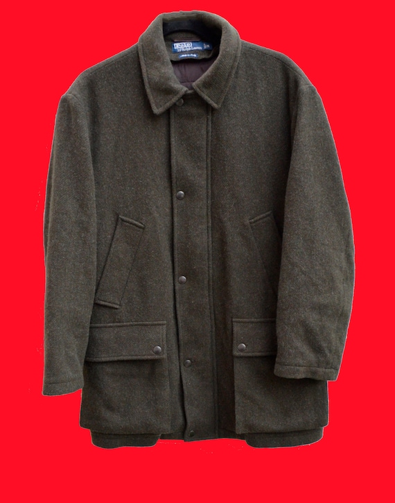 ralph lauren wool coat mens