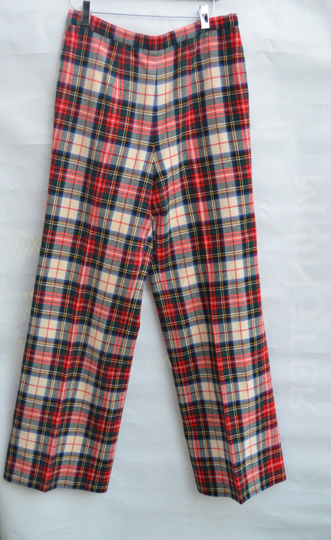 Pendleton Plaid Pants Womens Wool Slacks Vintage Pendleton Etsy