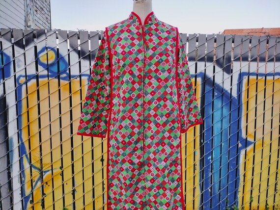 Quilted Robe Xmas pajamas Size M holiday pajamas … - image 8