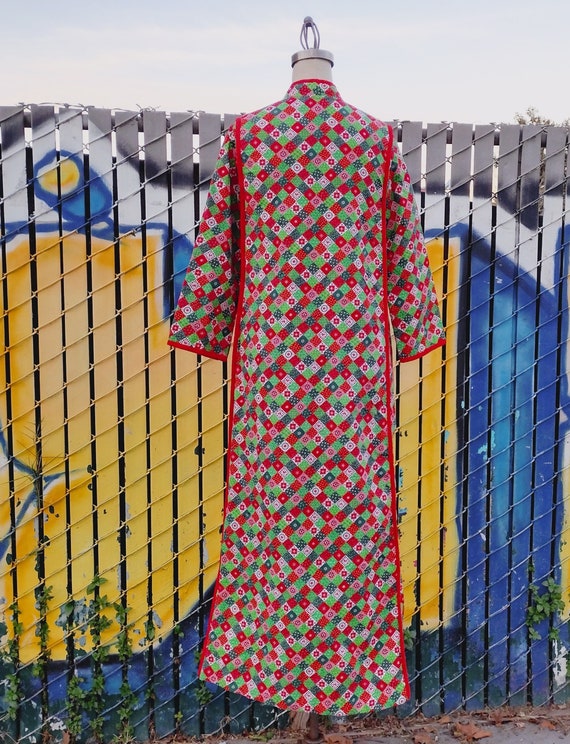 Quilted Robe Xmas pajamas Size M holiday pajamas … - image 3