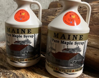 Maine Maple Syrup, Bundle #8 Amber Color, Rich Flavor