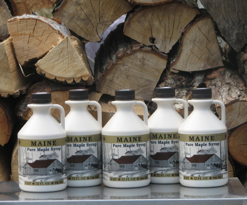 Maine Maple Syrup Bundle 5, Grade A Amber Color, Rich Flavor Etsy